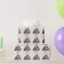 Search for monster wrapping paper Boy birthday
