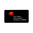 Search for flame return address labels Red