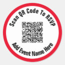 Search for black white and red stickers Text