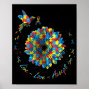 Search for autism puzzle ribbon posters Live