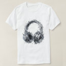 Search for headphones tshirts Music lover