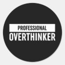 Search for overthinking stickers Anxiety