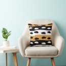 Search for black white orange cushions Trendy