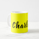 Search for neon yellow mugs Minimalist