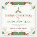 Search for christmas message stickers Green
