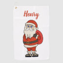 Search for santa claus golf towels Funny