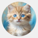Search for fluffy cat stickers Portrait