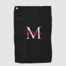 Search for red and black golf towels Stylish