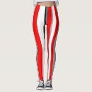 Search for grey and white stripes leggings Red