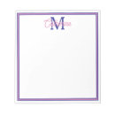Search for monogram notepads Pink