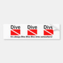 Search for diving bumper stickers Dive
