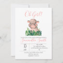 Search for hippo baby shower invitations Watercolor