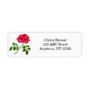 Search for tea return address labels Roses