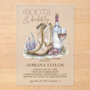 Search for wine glass bridal shower invitations Floral