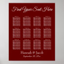Search for burgundy wedding seating charts Simple