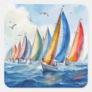 Search for sailboat watercolor stickers Blue