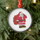 Search for santa claus tree decor Ho ho ho