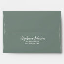 Search for bridal shower envelopes Sage green
