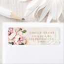 Search for spring floral wedding return address labels Couple