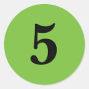 Search for five stickers Number