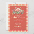 Search for gingham birthday invitations Script