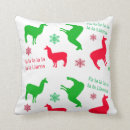 Search for llama christmas cushions Green