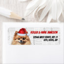 Search for pomeranian dog return address labels Dogs