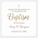 Search for decorative cross stickers Baptism thank you