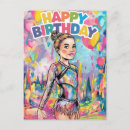 Search for gymnastics birthday cards Cheerleader