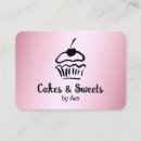 Search for homemade cake business cards Cupcake