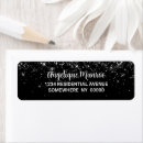 Search for black glitter wedding stickers Simple