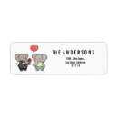 Search for balloons return address labels Rustic