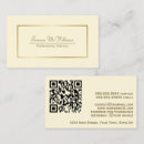 Search for off white business cards Qr code