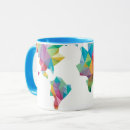 Search for map of the world mugs Modern