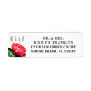 Search for chalkboard floral return address labels Vintage