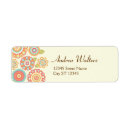 Search for retro wedding return address labels Floral