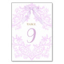 Search for watercolor table cards Purple