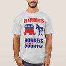Search for elephant donkey tshirts Politics