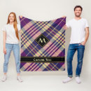 Search for purple tartan blankets Pattern