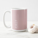Search for mongram mugs Pink