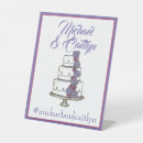 Search for floral wedding signs Purple