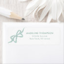 Search for green ribbon return address labels Simple