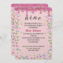 Search for pink 9th birthday invitations Party