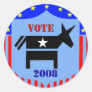 Search for vote democrat stickers Campaign