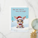 Search for cute rabbit christmas cards Xmas