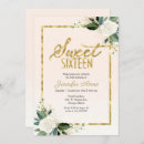 Search for blush sweet 16 invitations Floral