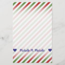 Search for lined christmas paper stationery paper Red