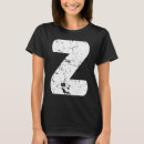 Search for alphabet z tshirts Initial