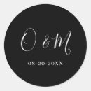 Search for black wedding stickers Modern