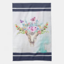 Search for skull tea towels Watercolor